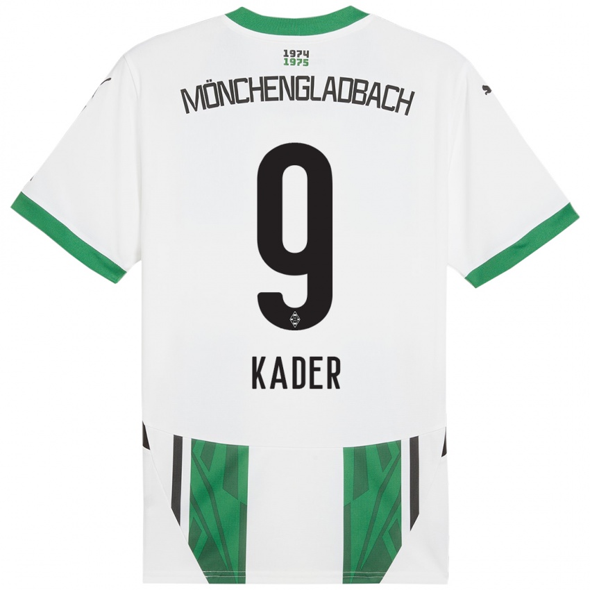 Niño Camiseta Cagatay Kader #9 Blanco Verde 1ª Equipación 2024/25 La Camisa México