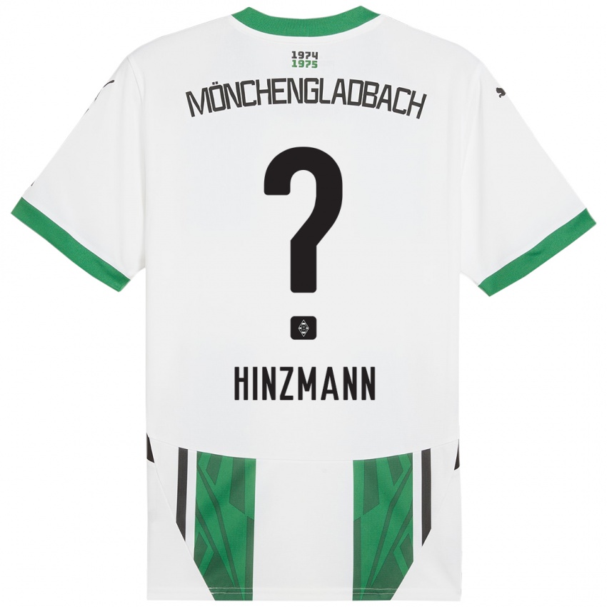 Niño Camiseta Sinan Hinzmann #0 Blanco Verde 1ª Equipación 2024/25 La Camisa México