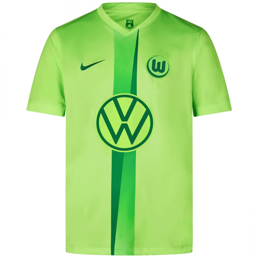 Niño Camiseta Jonas Wind #23 Verde Fluorescente 1ª Equipación 2024/25 La Camisa México