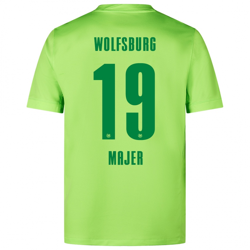 Niño Camiseta Lovro Majer #19 Verde Fluorescente 1ª Equipación 2024/25 La Camisa México