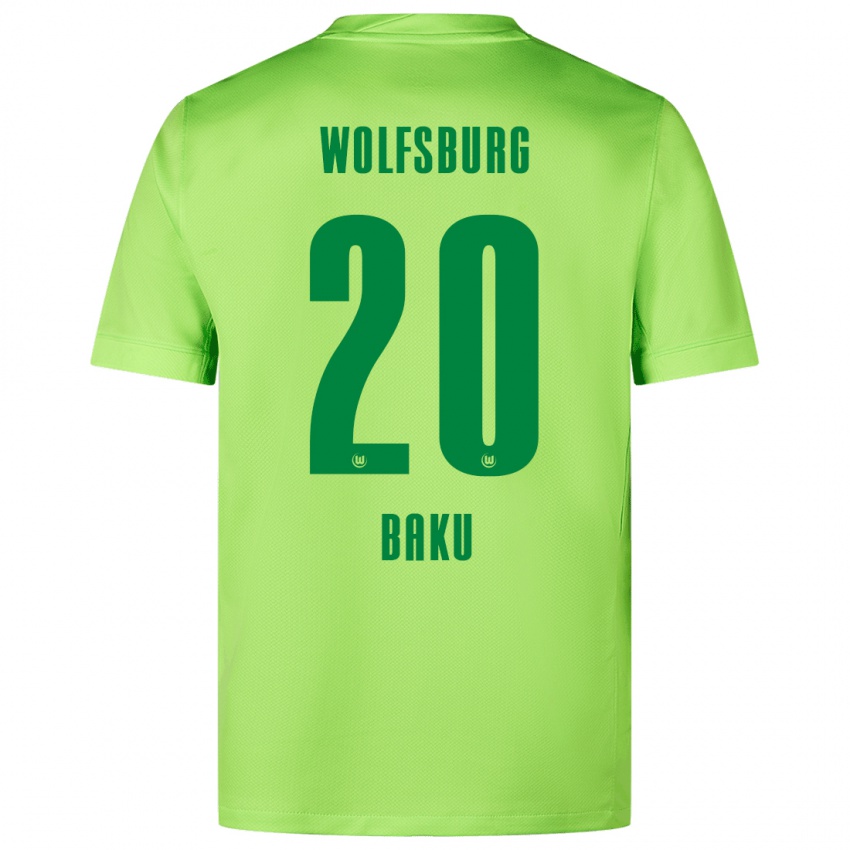 Niño Camiseta Ridle Baku #20 Verde Fluorescente 1ª Equipación 2024/25 La Camisa México