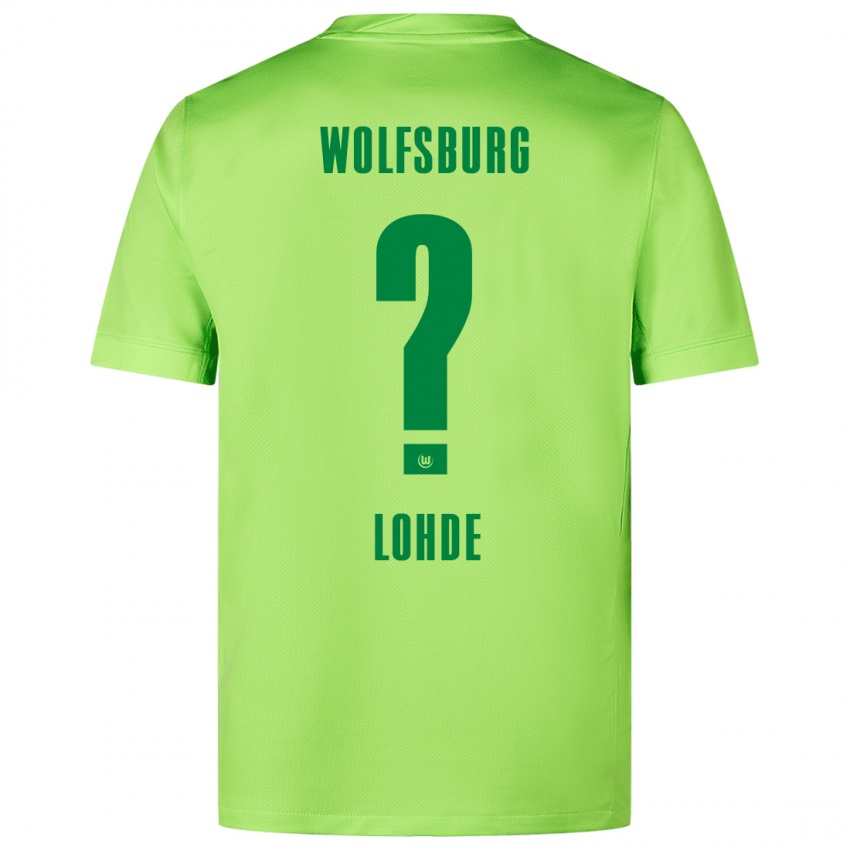 Niño Camiseta Sven Lohde #0 Verde Fluorescente 1ª Equipación 2024/25 La Camisa México