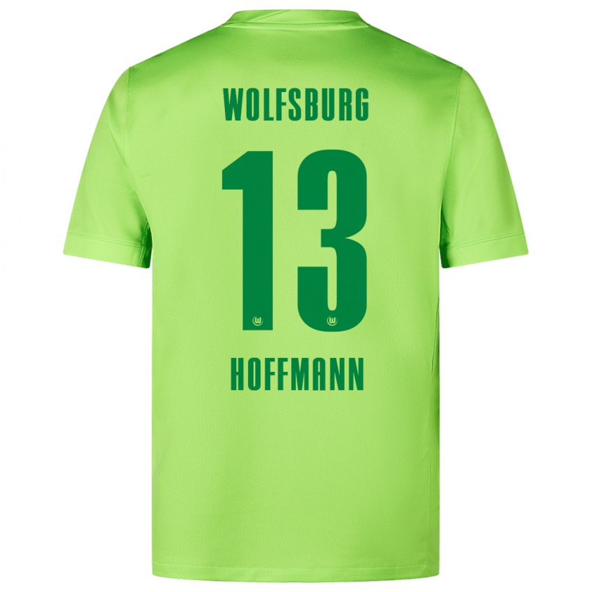 Niño Camiseta Nils Hoffmann #13 Verde Fluorescente 1ª Equipación 2024/25 La Camisa México