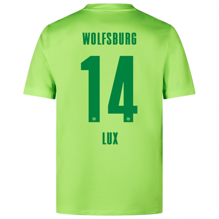 Niño Camiseta Finn-Marco Lux #14 Verde Fluorescente 1ª Equipación 2024/25 La Camisa México