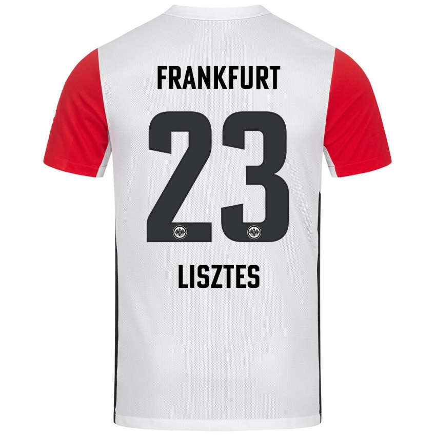 Niño Camiseta Krisztián Lisztes #23 Blanco Rojo 1ª Equipación 2024/25 La Camisa México