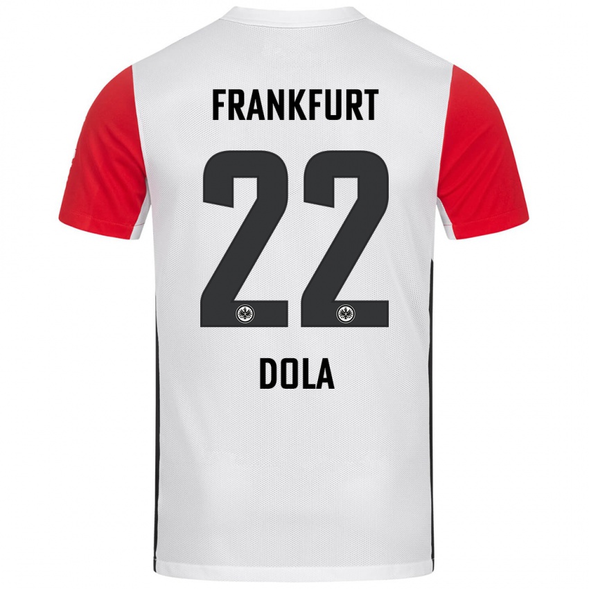 Niño Camiseta Igor Dola #22 Blanco Rojo 1ª Equipación 2024/25 La Camisa México