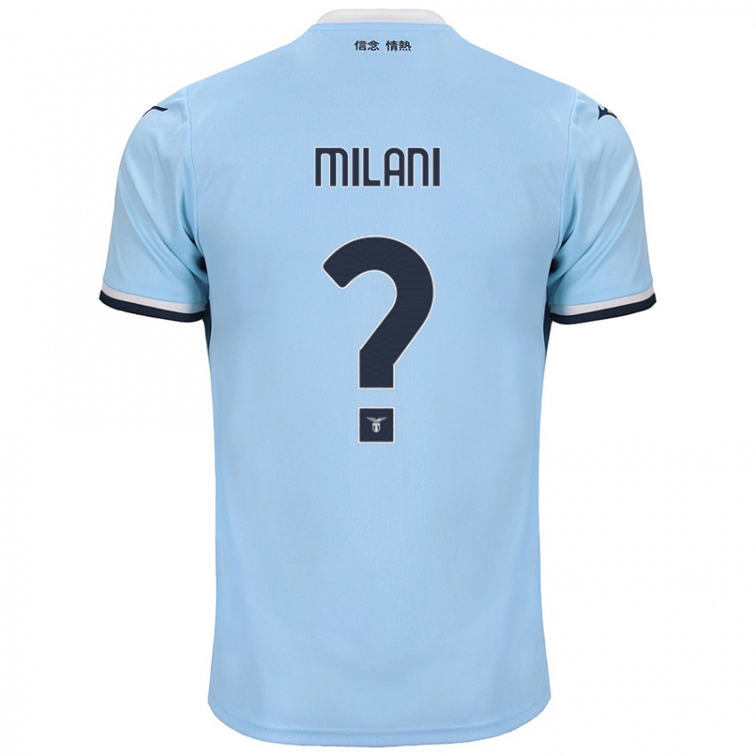 Niño Camiseta Alessandro Milani #0 Azul 1ª Equipación 2024/25 La Camisa México