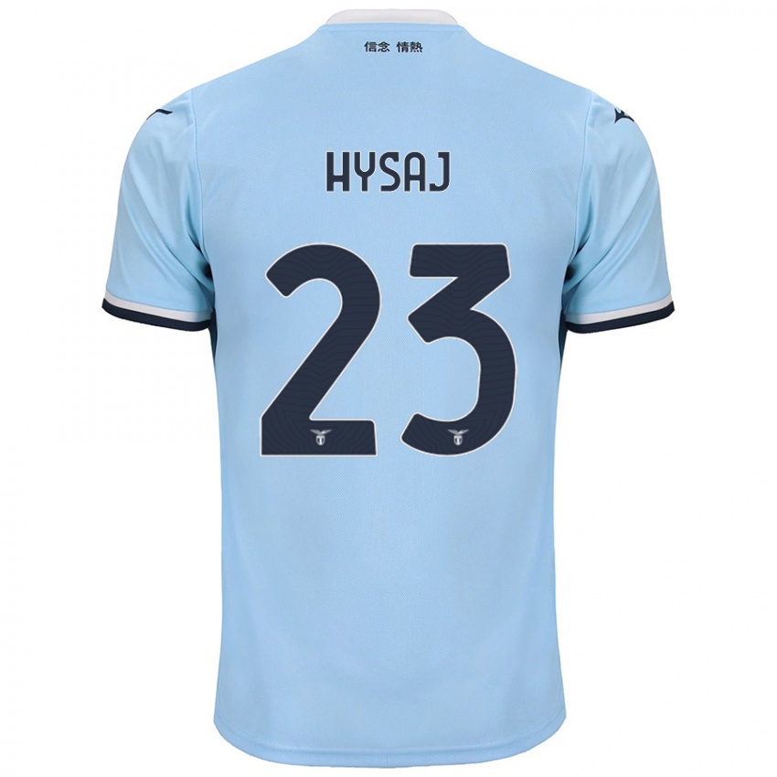 Niño Camiseta Elseid Hysaj #23 Azul 1ª Equipación 2024/25 La Camisa México