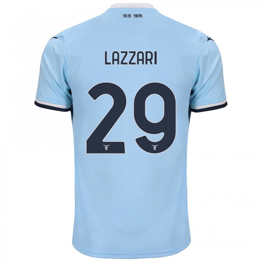 Niño Camiseta Manuel Lazzari #29 Azul 1ª Equipación 2024/25 La Camisa México