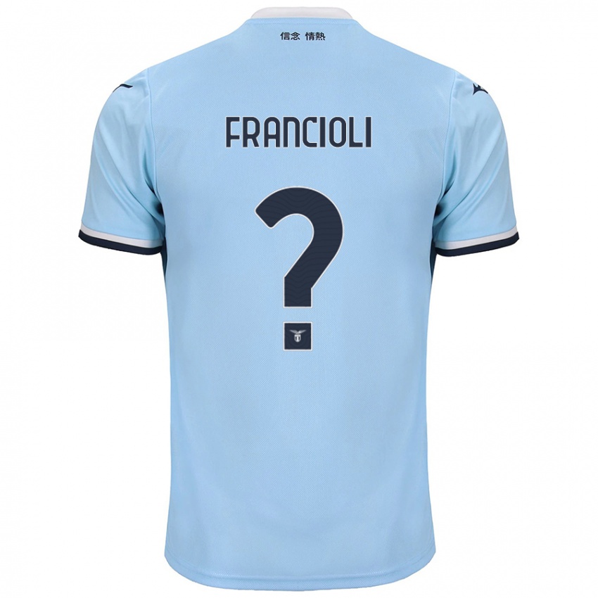 Niño Camiseta Diego Francioli #0 Azul 1ª Equipación 2024/25 La Camisa México