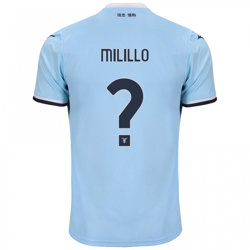 Niño Camiseta Flavio Milillo #0 Azul 1ª Equipación 2024/25 La Camisa México