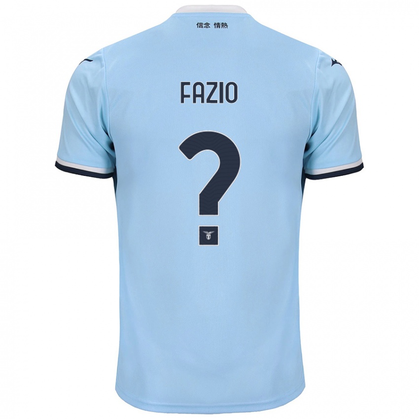 Niño Camiseta Francesco Fazio #0 Azul 1ª Equipación 2024/25 La Camisa México