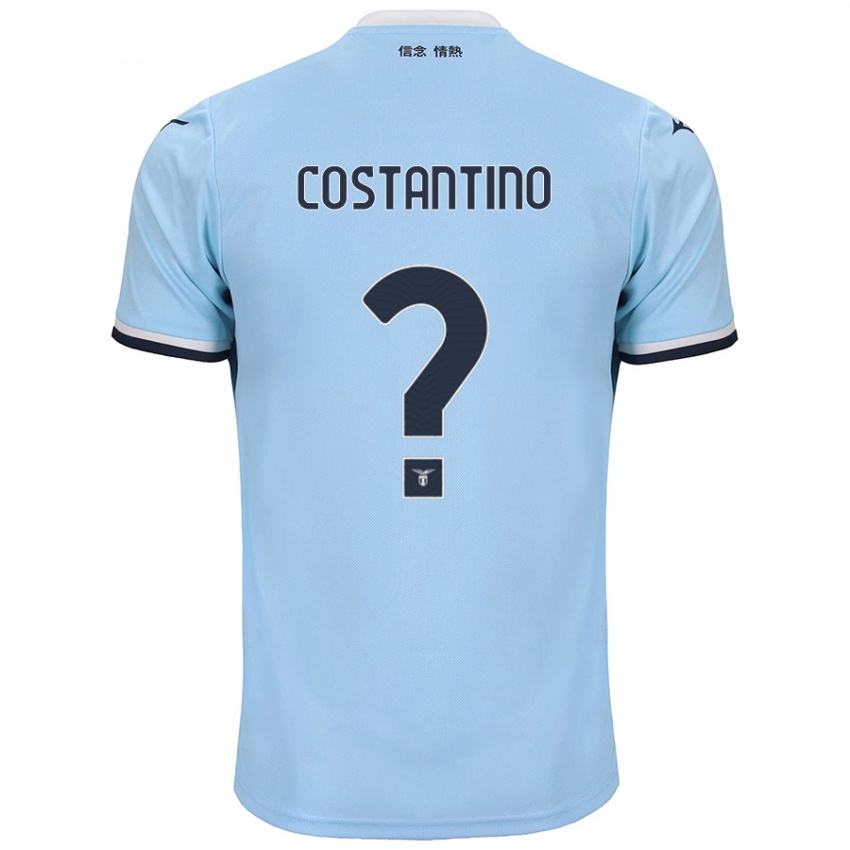 Niño Camiseta Davide Costantino #0 Azul 1ª Equipación 2024/25 La Camisa México