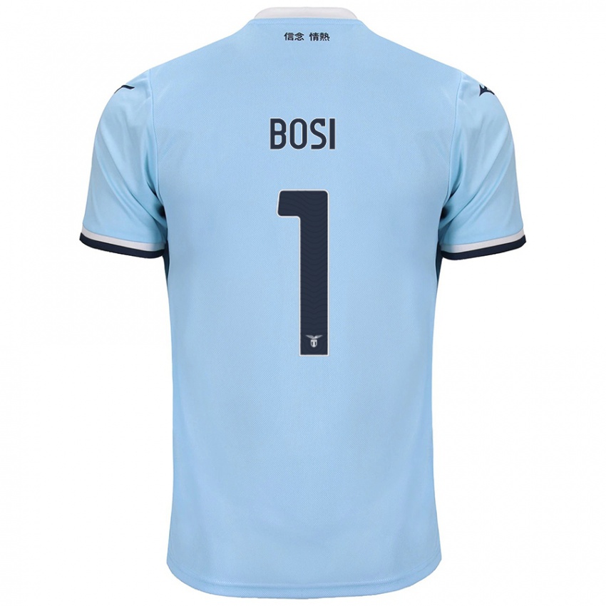 Niño Camiseta Gioele Bosi #1 Azul 1ª Equipación 2024/25 La Camisa México