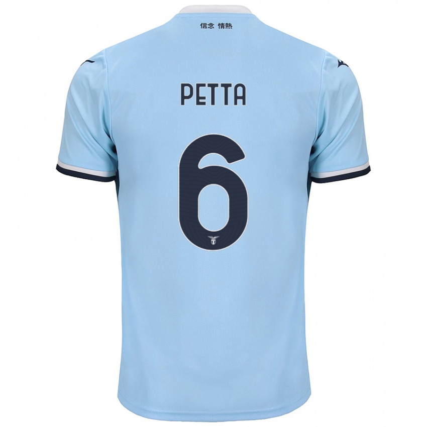 Niño Camiseta Andrea Petta #6 Azul 1ª Equipación 2024/25 La Camisa México