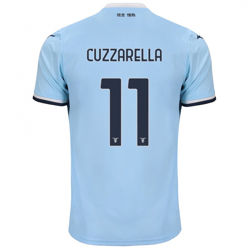 Niño Camiseta Cristian Cuzzarella #11 Azul 1ª Equipación 2024/25 La Camisa México