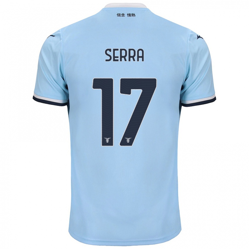 Niño Camiseta Federico Serra #17 Azul 1ª Equipación 2024/25 La Camisa México