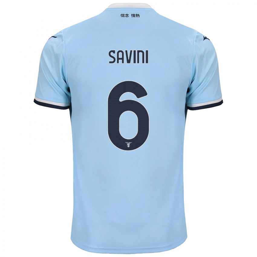 Niño Camiseta Federica Savini #6 Azul 1ª Equipación 2024/25 La Camisa México