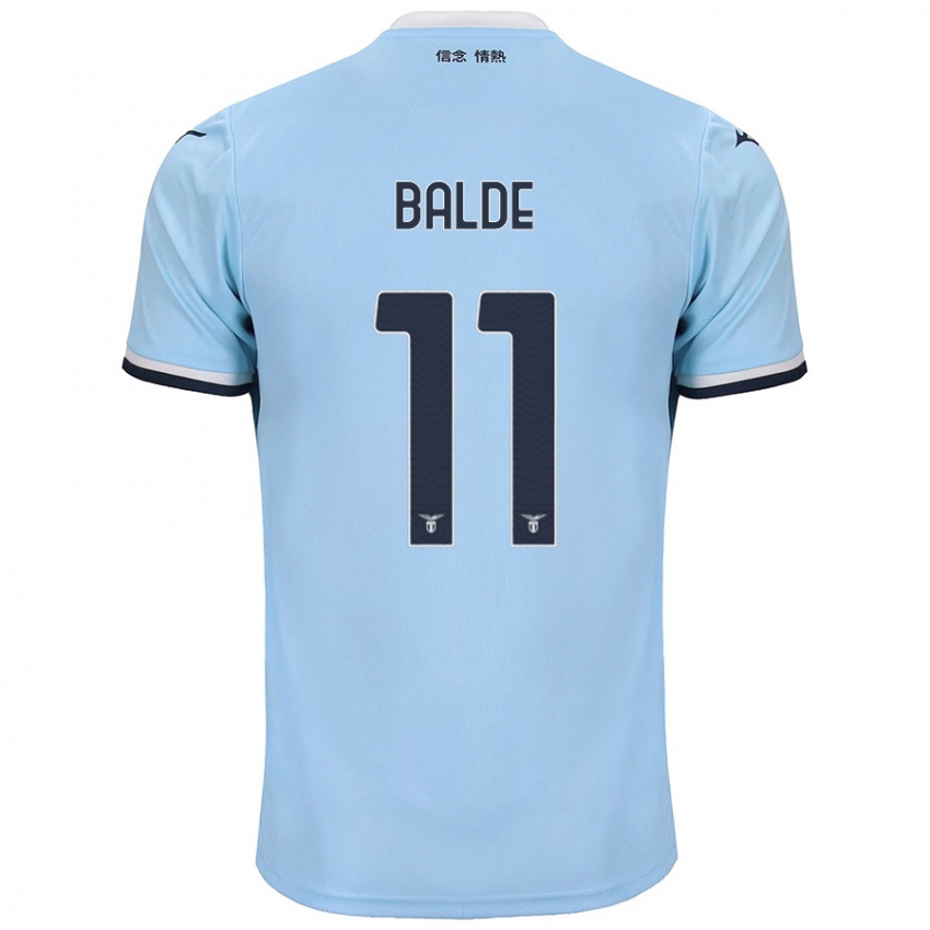 Niño Camiseta Mahamadou Balde #11 Azul 1ª Equipación 2024/25 La Camisa México