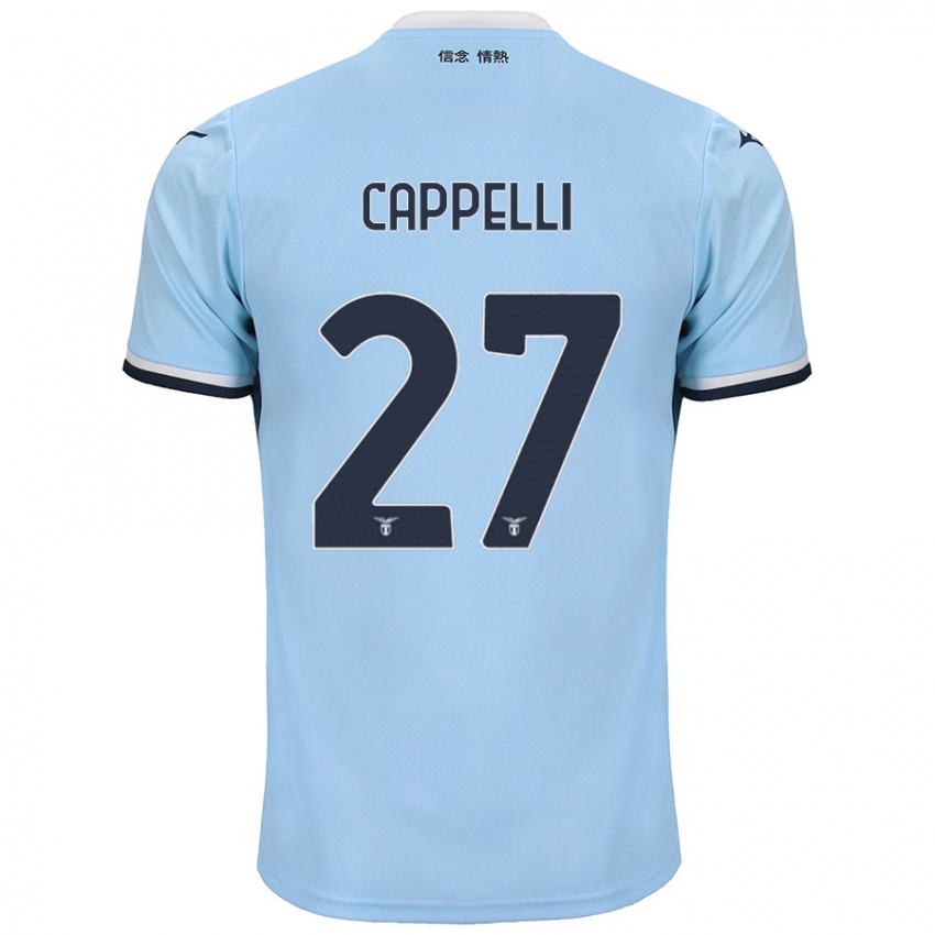 Niño Camiseta Tommaso Cappelli #27 Azul 1ª Equipación 2024/25 La Camisa México