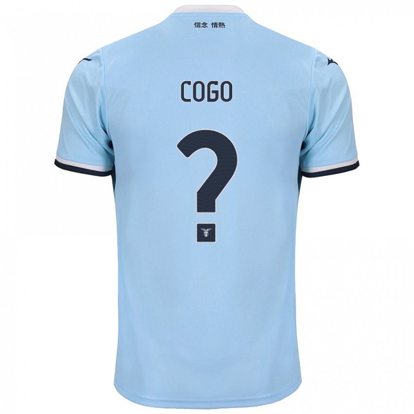 Niño Camiseta Giovanni Cogo #0 Azul 1ª Equipación 2024/25 La Camisa México