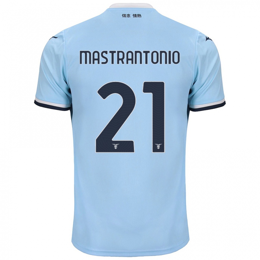 Niño Camiseta Ella Mastrantonio #21 Azul 1ª Equipación 2024/25 La Camisa México