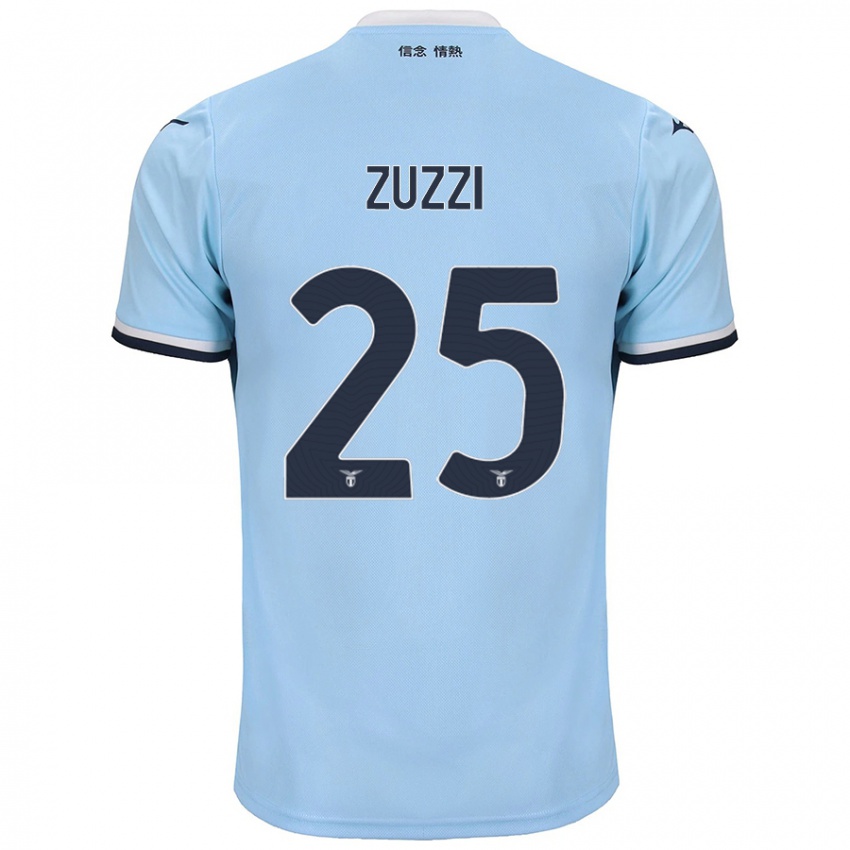 Niño Camiseta Giorgia Zuzzi #25 Azul 1ª Equipación 2024/25 La Camisa México