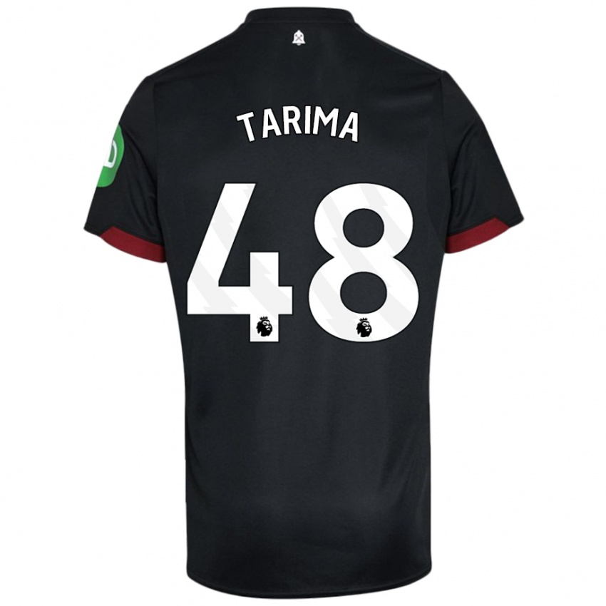 Niño Camiseta Sean Tarima #48 Negro Blanco 2ª Equipación 2024/25 La Camisa México