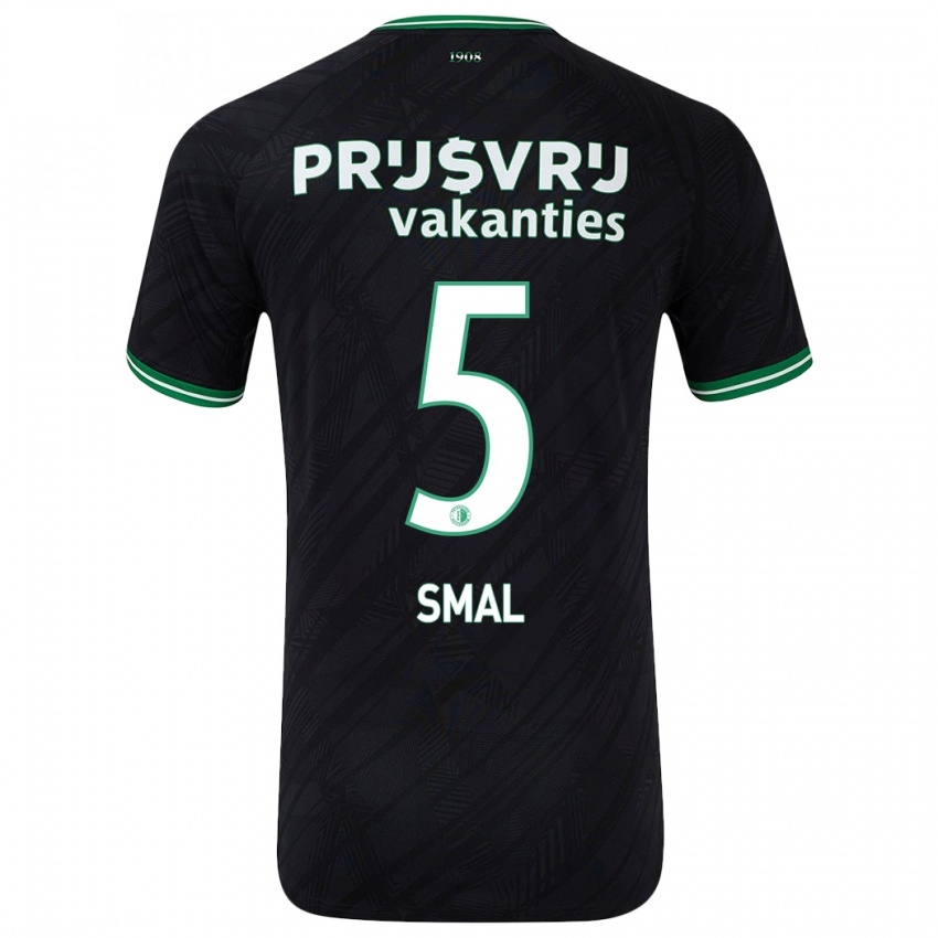 Niño Camiseta Gijs Smal #5 Negro Verde 2ª Equipación 2024/25 La Camisa México