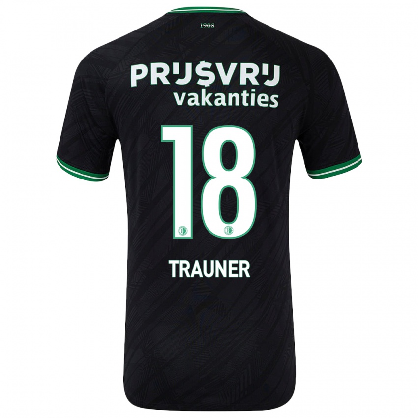 Niño Camiseta Gernot Trauner #18 Negro Verde 2ª Equipación 2024/25 La Camisa México