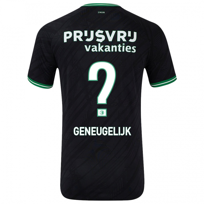 Niño Camiseta Ivar Geneugelijk #0 Negro Verde 2ª Equipación 2024/25 La Camisa México