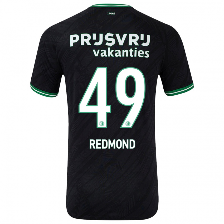 Niño Camiseta Zepiqueno Redmond #49 Negro Verde 2ª Equipación 2024/25 La Camisa México