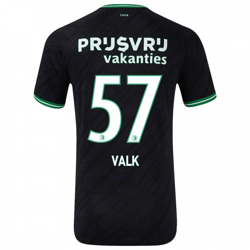 Niño Camiseta Sem Valk #57 Negro Verde 2ª Equipación 2024/25 La Camisa México