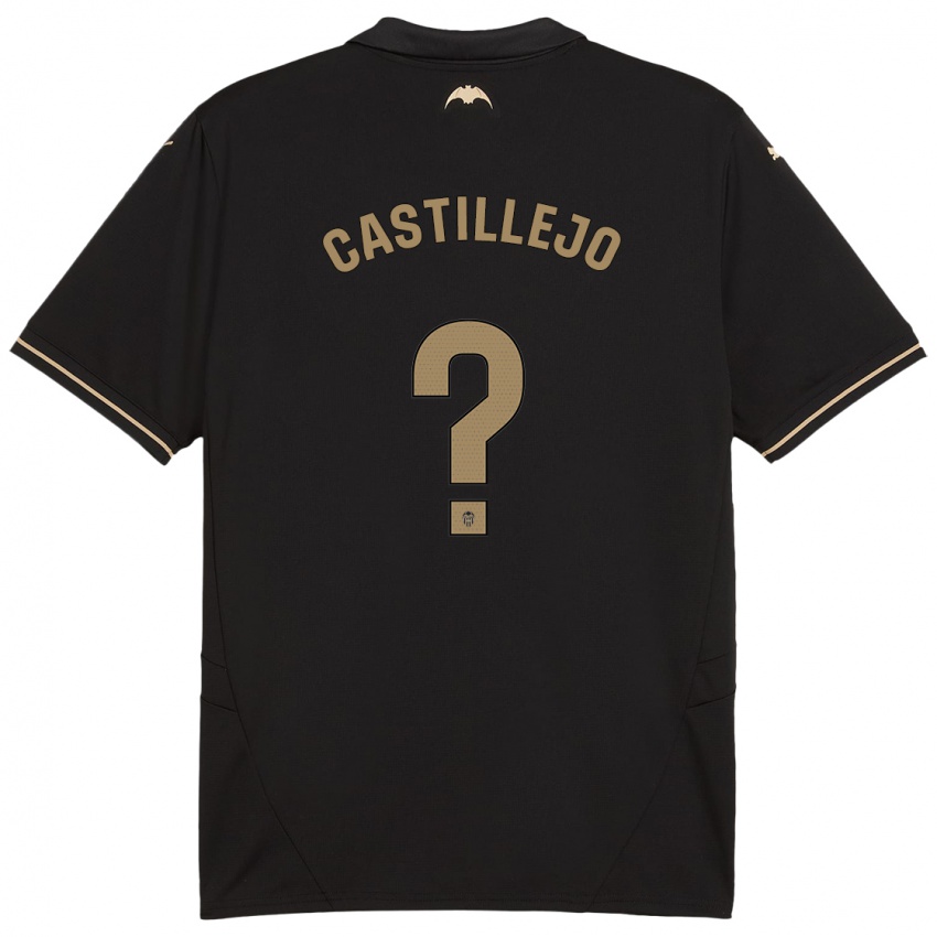 Niño Camiseta Samu Castillejo #0 Negro 2ª Equipación 2024/25 La Camisa México