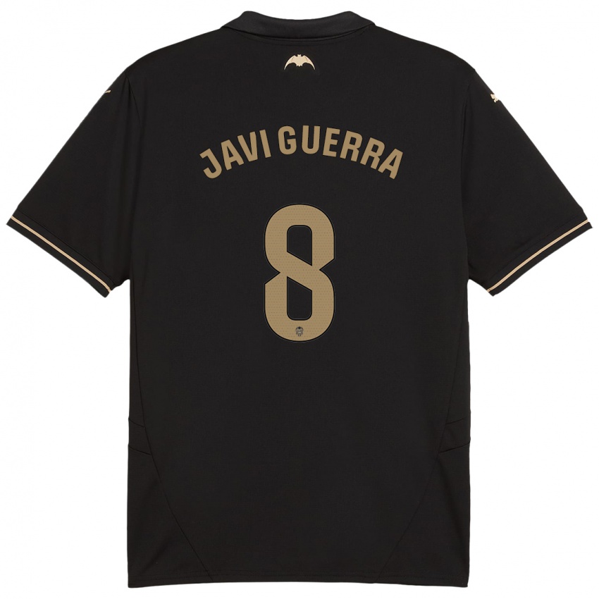 Niño Camiseta Javi Guerra #8 Negro 2ª Equipación 2024/25 La Camisa México