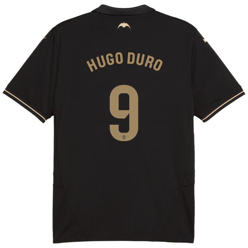 Niño Camiseta Hugo Duro #9 Negro 2ª Equipación 2024/25 La Camisa México