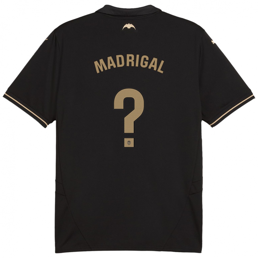 Niño Camiseta Warren Madrigal #0 Negro 2ª Equipación 2024/25 La Camisa México