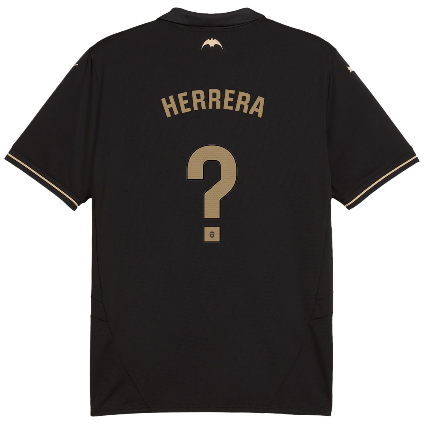 Niño Camiseta Iker Herrera #0 Negro 2ª Equipación 2024/25 La Camisa México