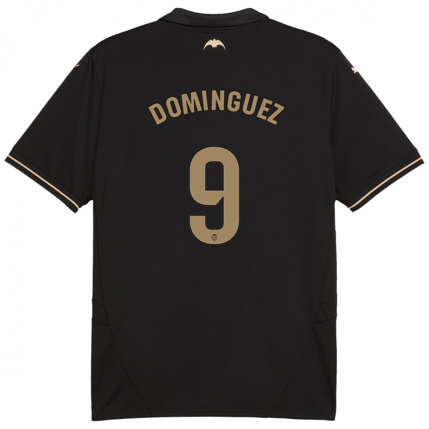 Niño Camiseta Mario Dominguez #9 Negro 2ª Equipación 2024/25 La Camisa México