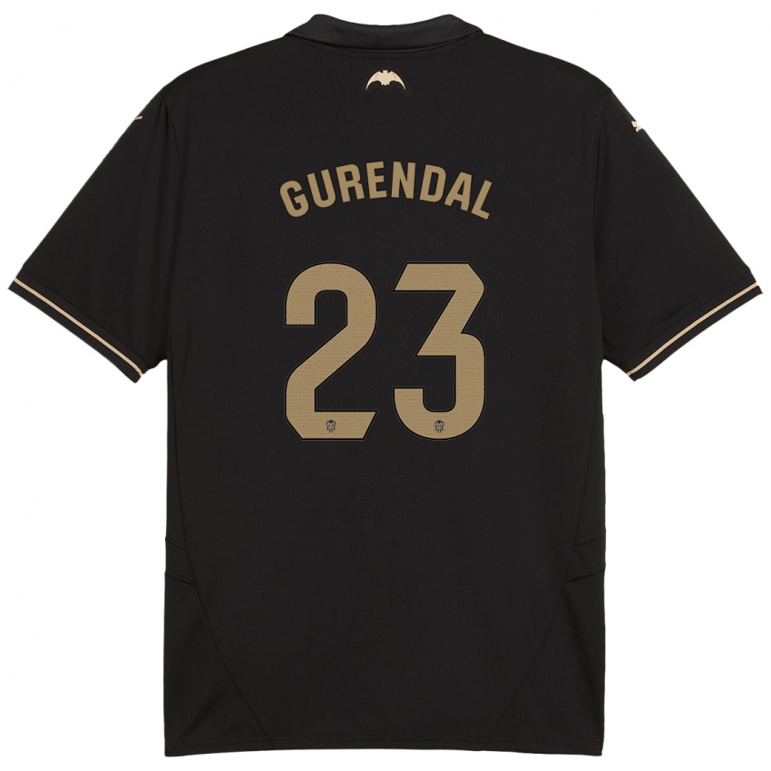 Niño Camiseta Alexander Gurendal #23 Negro 2ª Equipación 2024/25 La Camisa México