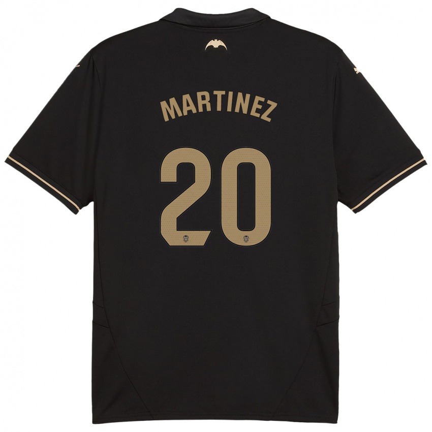 Niño Camiseta Asun Martínez #20 Negro 2ª Equipación 2024/25 La Camisa México