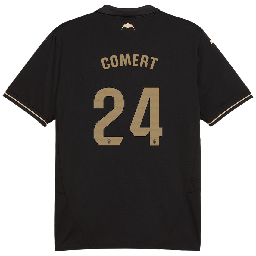 Niño Camiseta Eray Comert #24 Negro 2ª Equipación 2024/25 La Camisa México