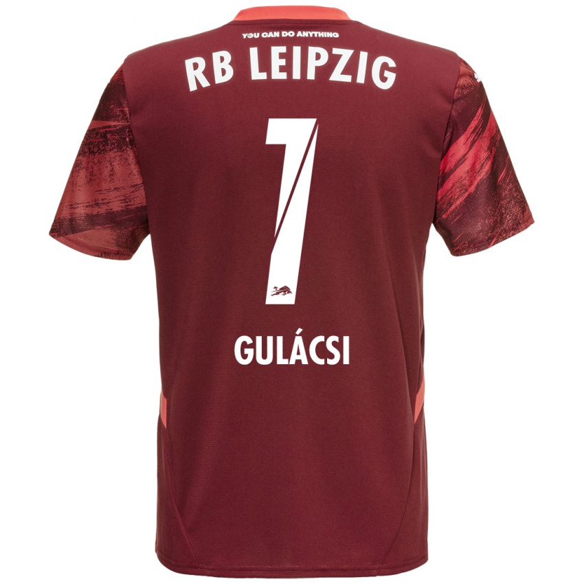 Niño Camiseta Peter Gulacsi #1 Borgoña 2ª Equipación 2024/25 La Camisa México