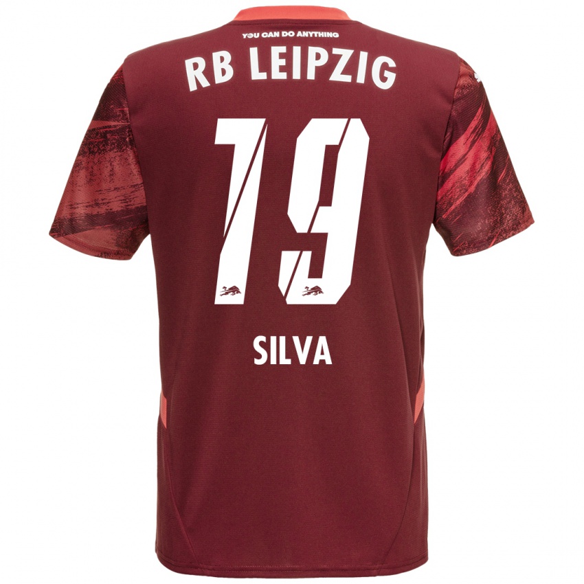 Niño Camiseta Andre Silva #19 Borgoña 2ª Equipación 2024/25 La Camisa México