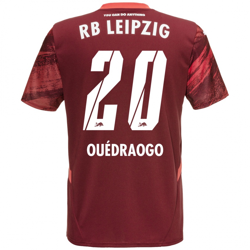 Niño Camiseta Assan Ouédraogo #20 Borgoña 2ª Equipación 2024/25 La Camisa México