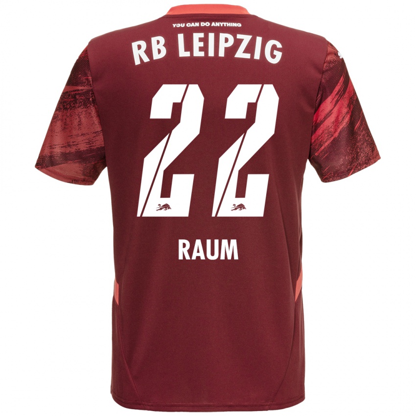 Niño Camiseta David Raum #22 Borgoña 2ª Equipación 2024/25 La Camisa México