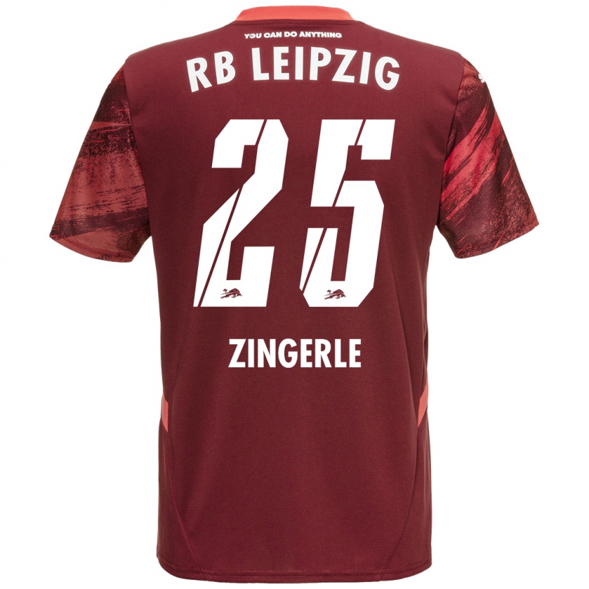 Niño Camiseta Leopold Zingerle #25 Borgoña 2ª Equipación 2024/25 La Camisa México