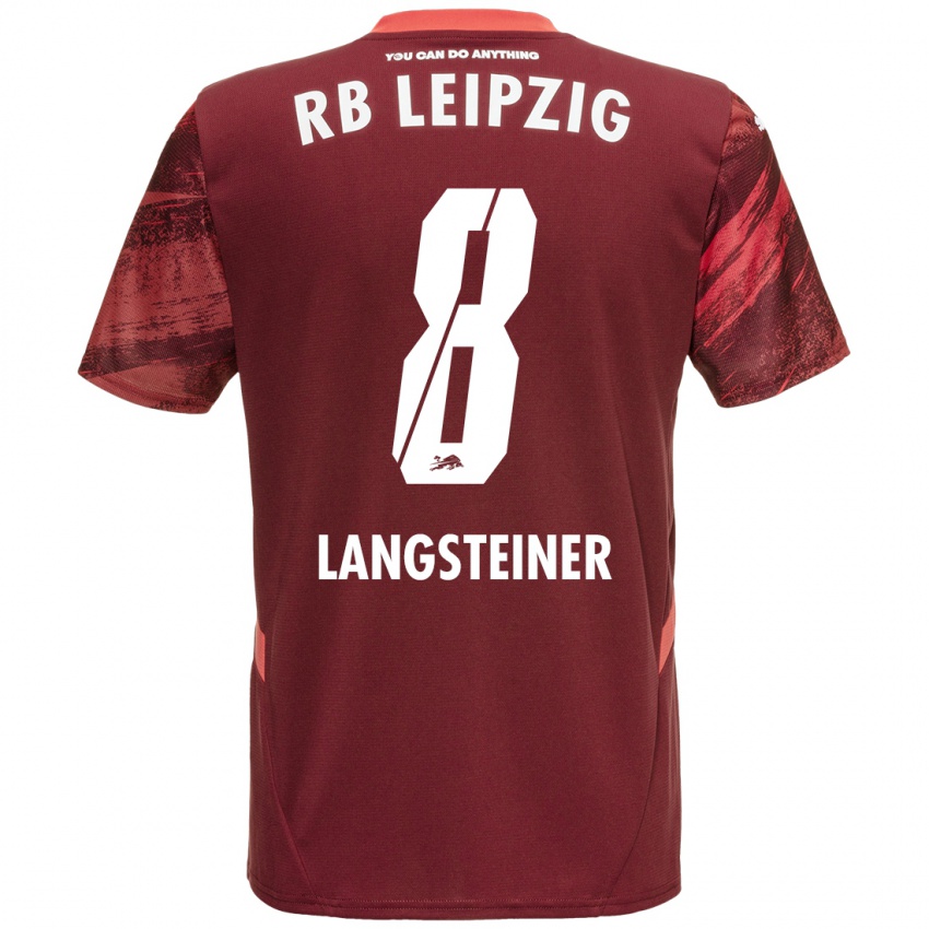 Niño Camiseta Toni Langsteiner #8 Borgoña 2ª Equipación 2024/25 La Camisa México