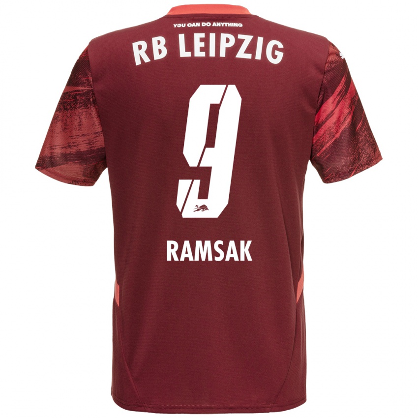 Niño Camiseta Robert Ramsak #9 Borgoña 2ª Equipación 2024/25 La Camisa México