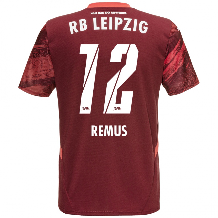 Niño Camiseta Niklas Remus #12 Borgoña 2ª Equipación 2024/25 La Camisa México